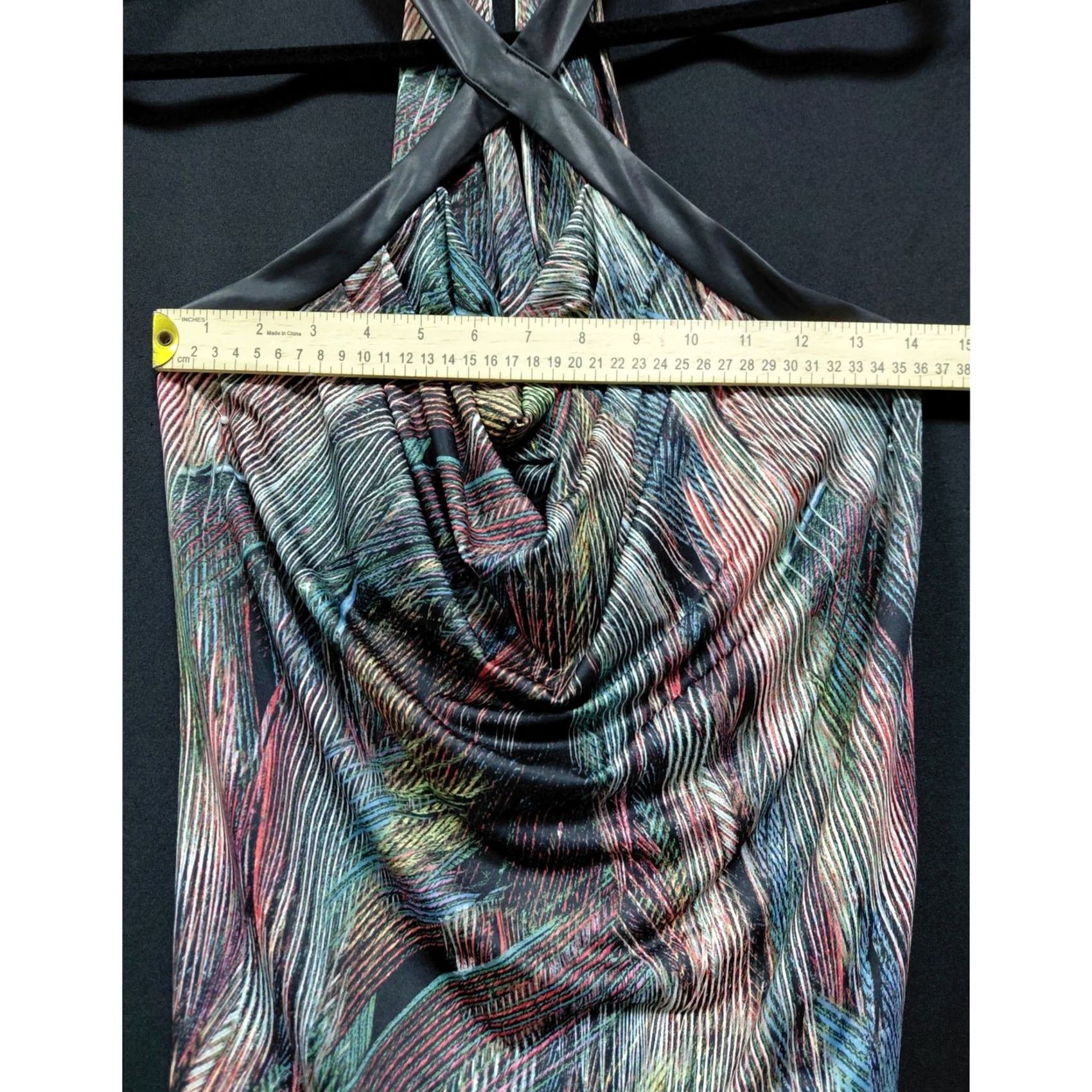 Guess GUESS Multicolor Halter Top Graphic Print Knit Sleeveless Women Size S Size S / US 4 / IT 40 - 7 Thumbnail