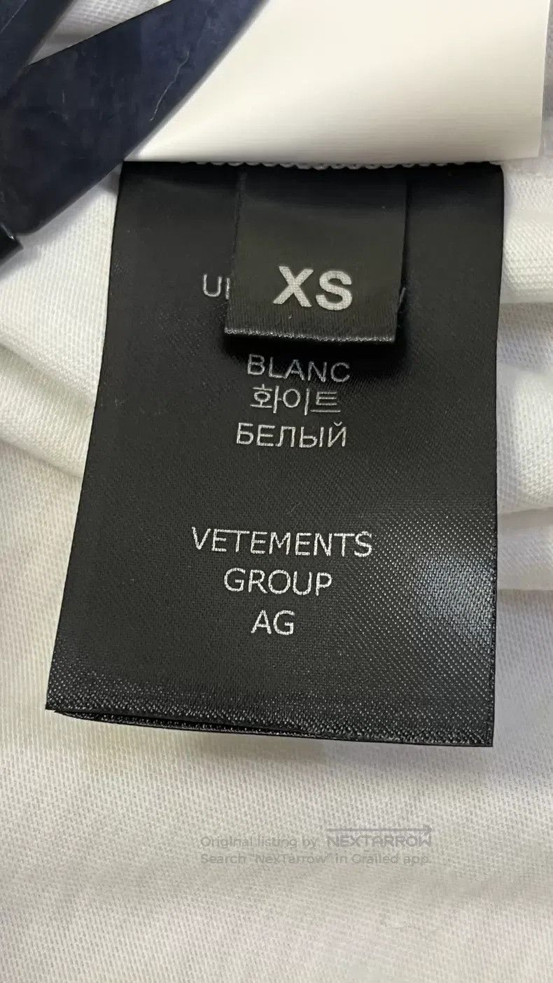 Vetements Vetements Rabbit Print Short Sleeve T-Shirt, XS Size, Whit Size US XS / EU 42 / 0 - 7 Thumbnail