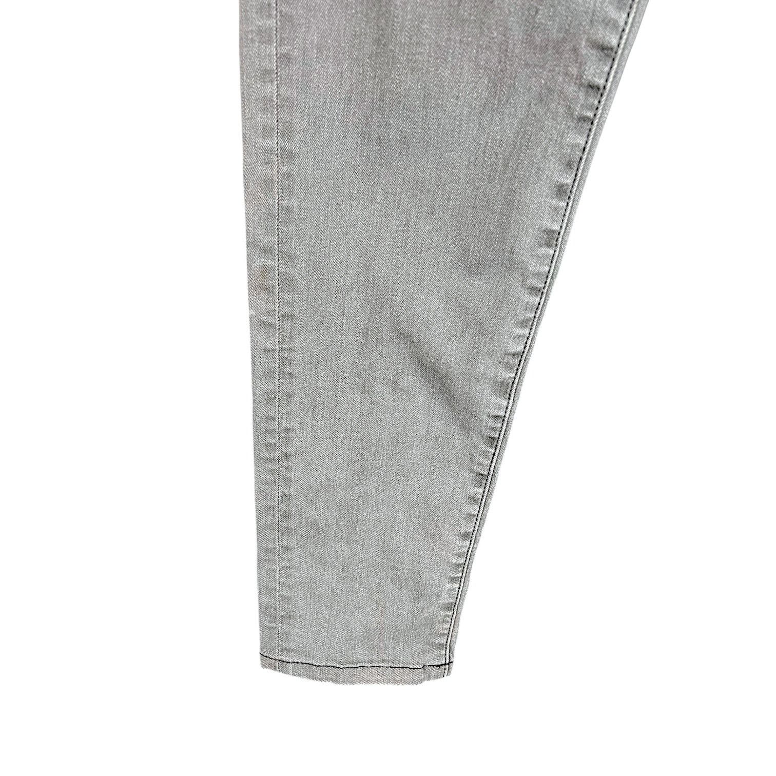 Uniqlo Men's Uniqlo Grey Slim Straight Casual Skater Jeans 33 x 34 Size US 33 - 3 Thumbnail