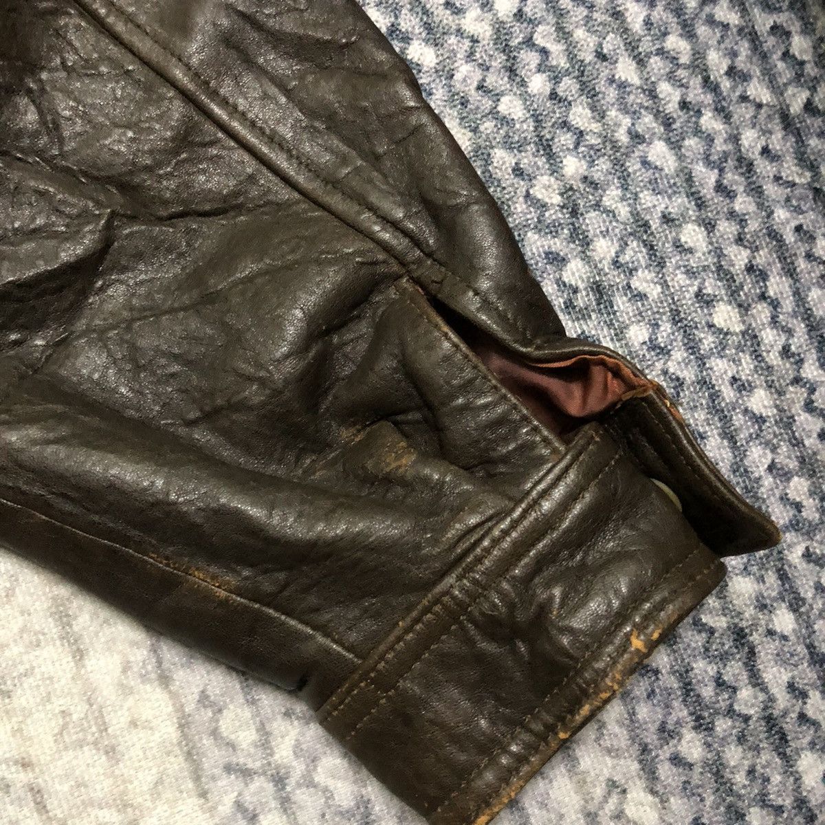 Harley Davidson Rare Distressed Vintage Harley Davidson Leather Jacket Size US L / EU 52-54 / 3 - 12 Thumbnail