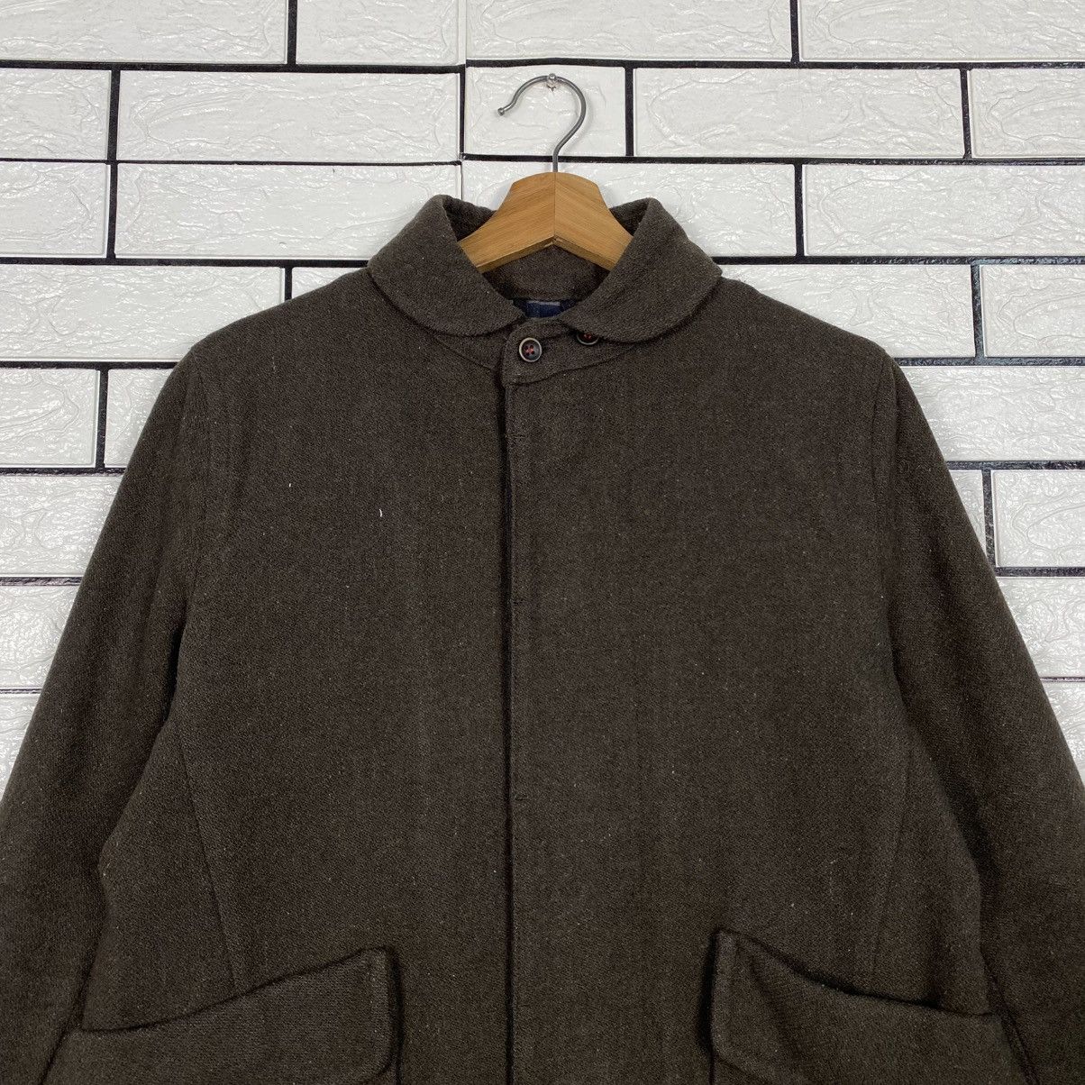 Kapital 📌Vintage Indigo Wool Button Jacket Navy A.F Striped Lining Size US M / EU 48-50 / 2 - 4 Thumbnail