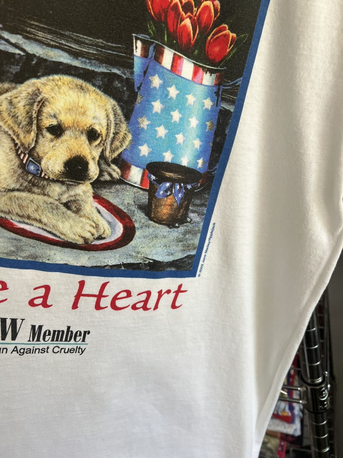 Arts & Science 2003 Dog Animal Nature Campaign Against Cruelty Tee Size US L / EU 52-54 / 3 - 3 Thumbnail