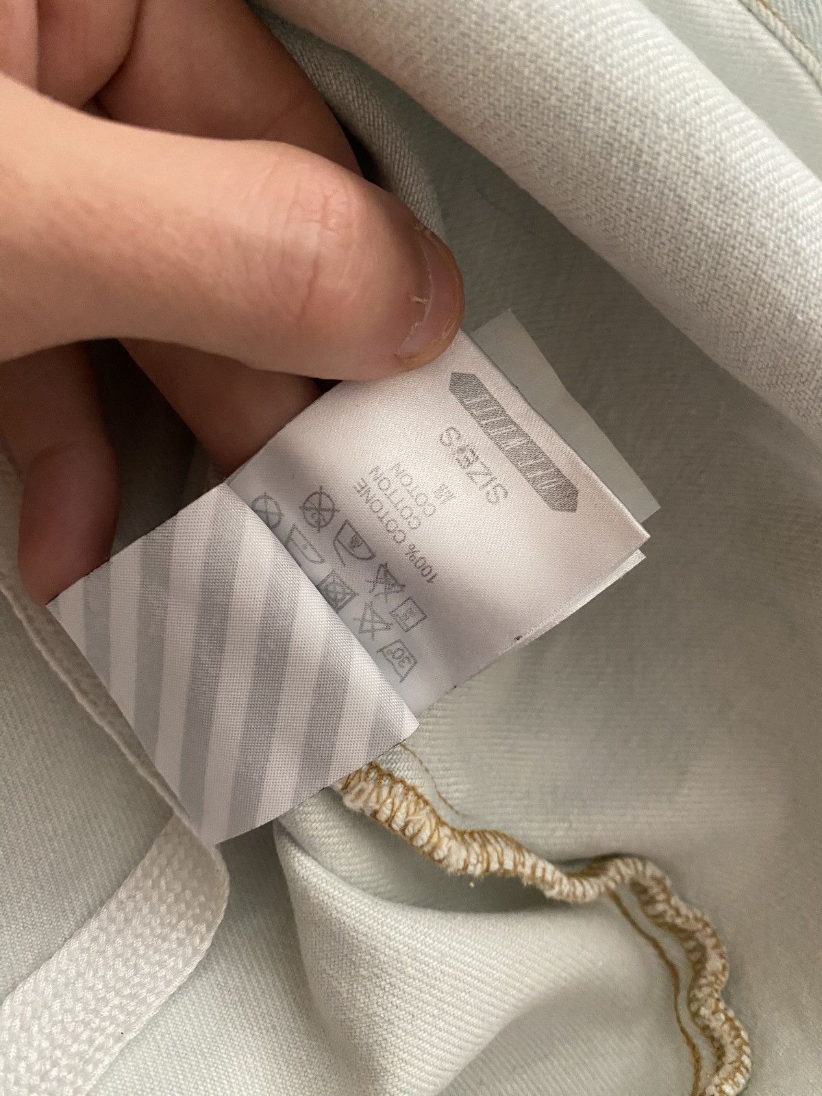 Off-White × Virgil Abloh Off White Denim Eagle Jacket Size US S / EU 44-46 / 1 - 11 Thumbnail