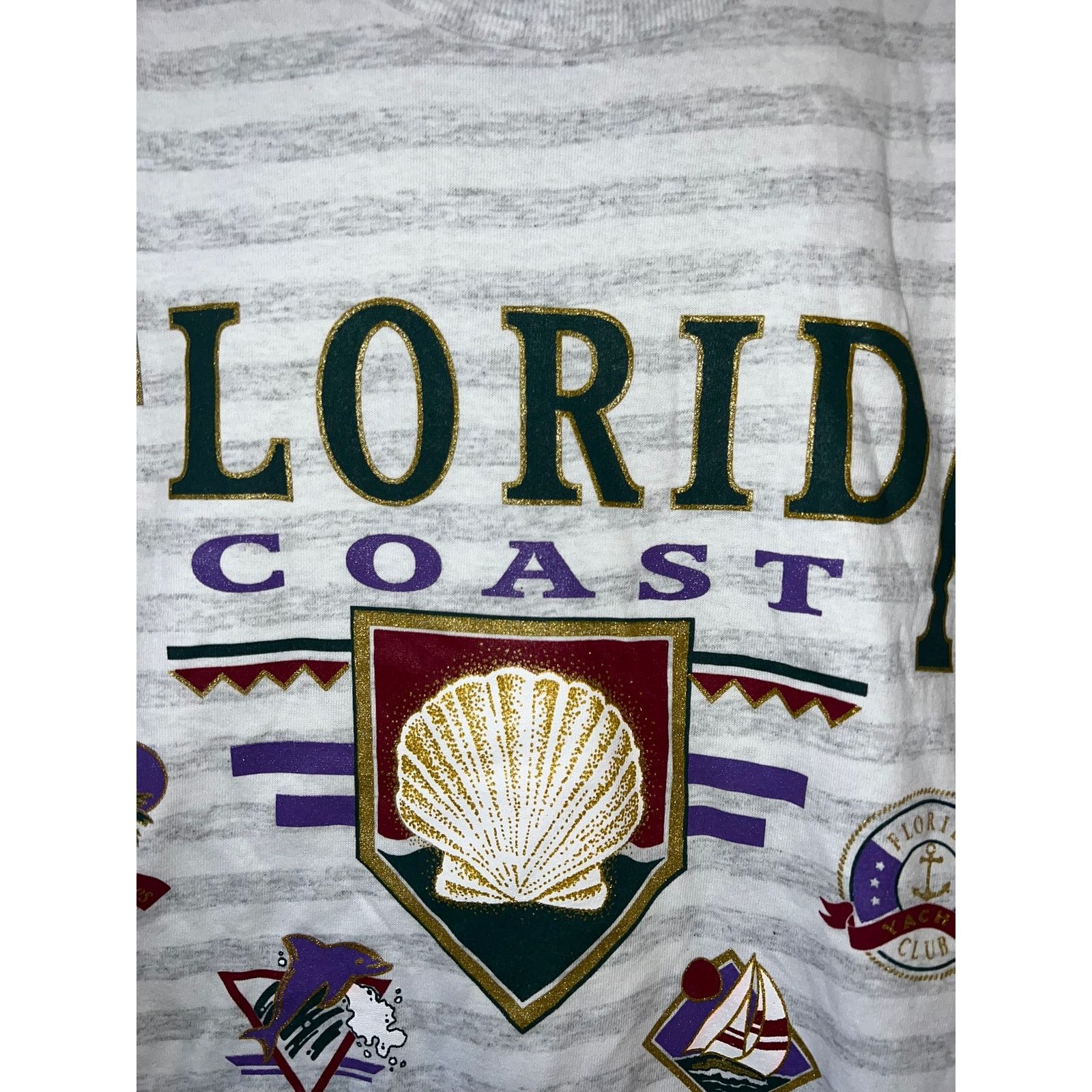 Vintage Vintage Florida Shirt Coast FL Sailor Club Tee VTG 90s L Size US L / EU 52-54 / 3 - 4 Thumbnail