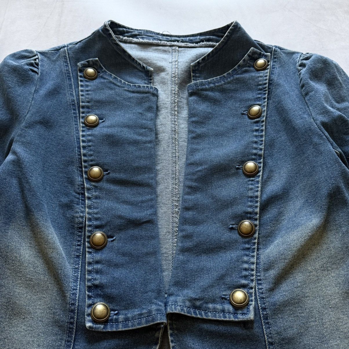 Hysteric Glamour × Undercover 00s Napoleon Military Jacket Vintage Coat PPFM Balmain Vibe Size L / US 10 / IT 46 - 3 Thumbnail