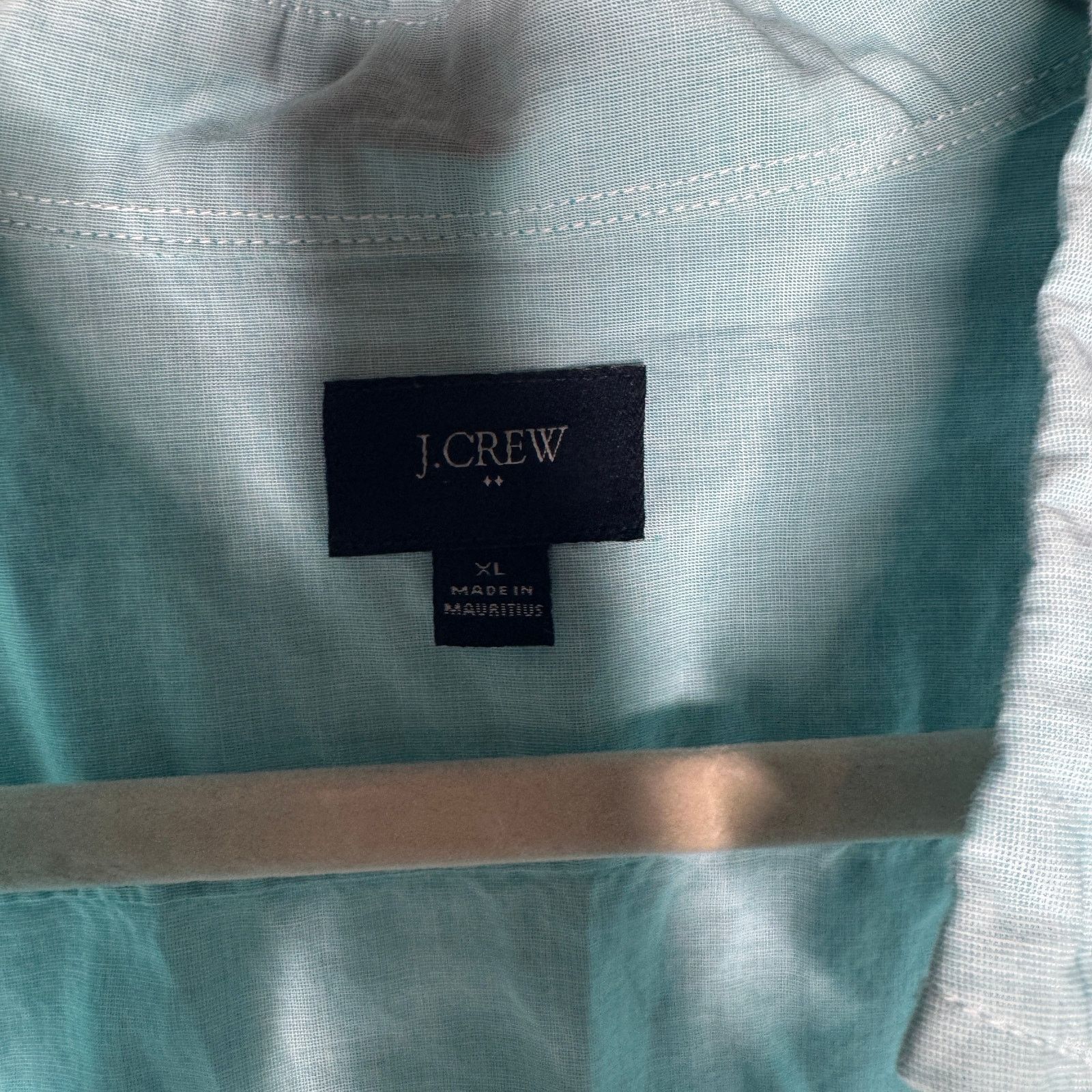J.Crew J. Crew Long Sleeve Light Blue Mens Button Down Shirt XL Size US XL / EU 56 / 4 - 2 Thumbnail