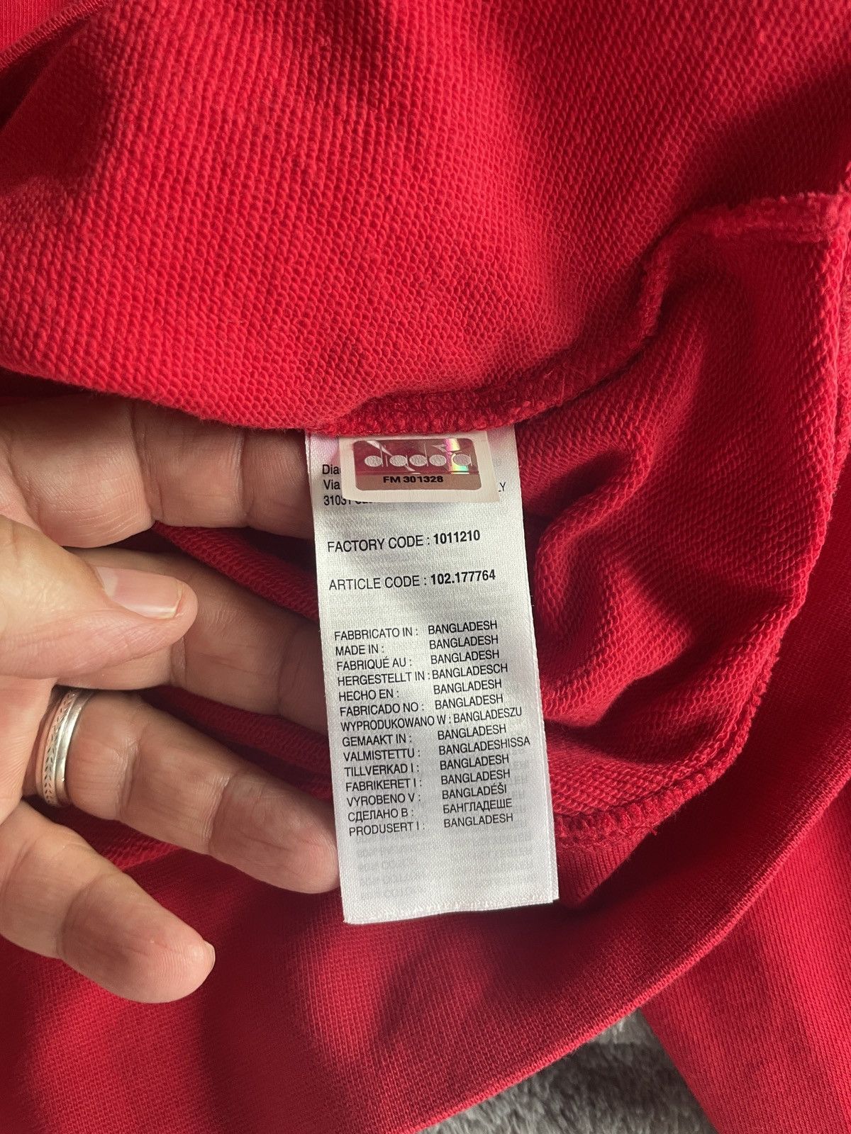 Diadora Diadora Pullover Crewneck sweatshirt Size US L / EU 52-54 / 3 - 7 Thumbnail