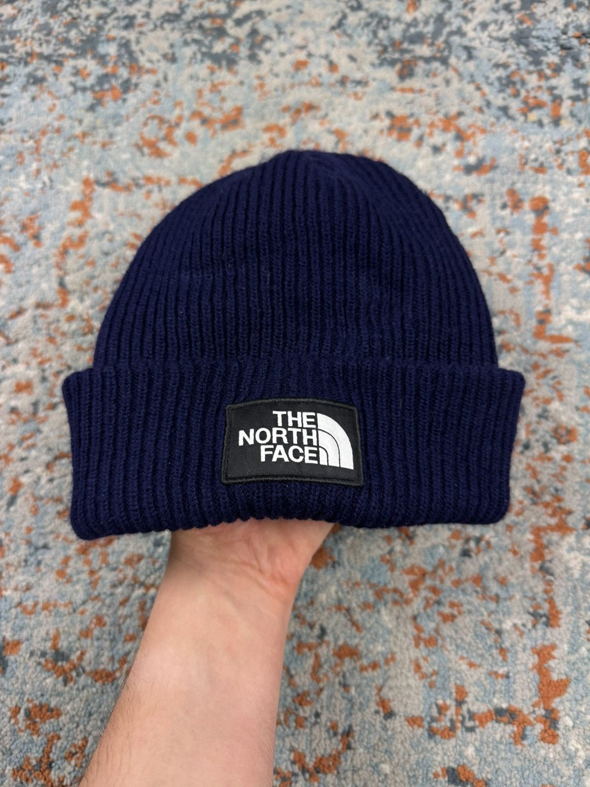 The North Face × Vintage The North Face ribbed knit beanie hat Size ONE SIZE - 2 Thumbnail