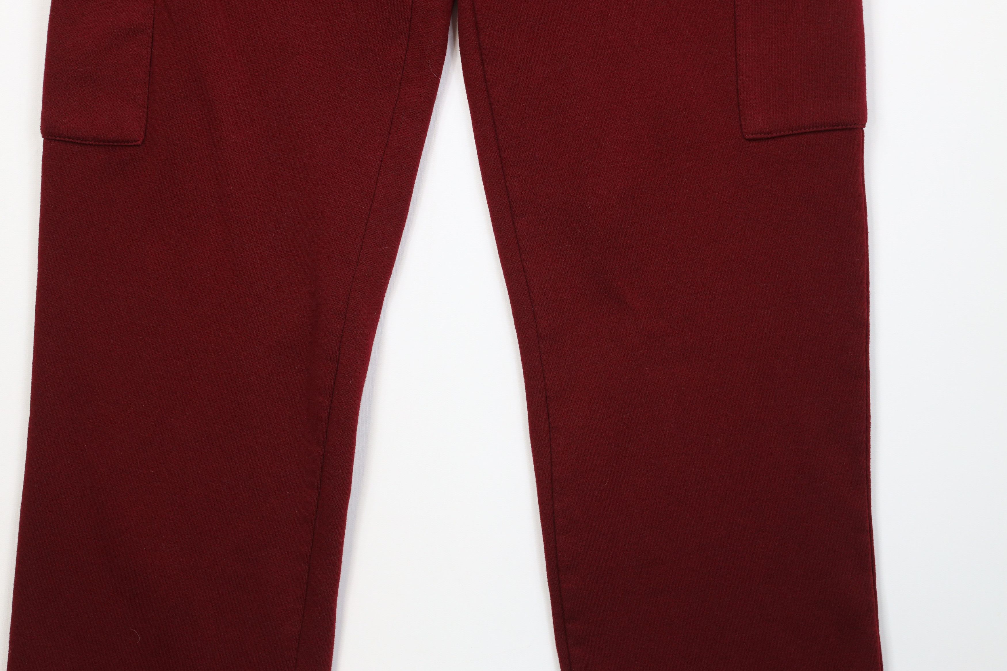 Vintage Vintage 90s Streetwear Wide Leg Cargo Sweatpants Pants Red Size US 34 / EU 50 - 4 Thumbnail