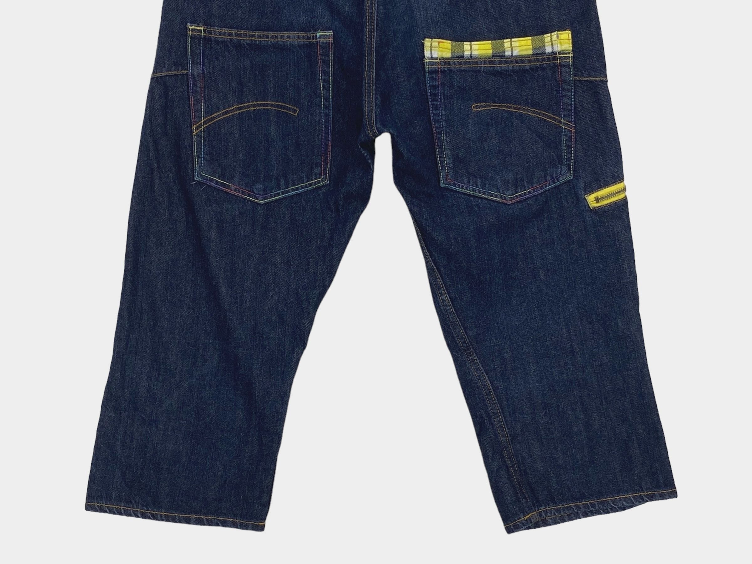 Japanese Brand Nylaus Short Jeans Double Waist Jeans Japanese Jeans Size US 32 / EU 48 - 7 Thumbnail