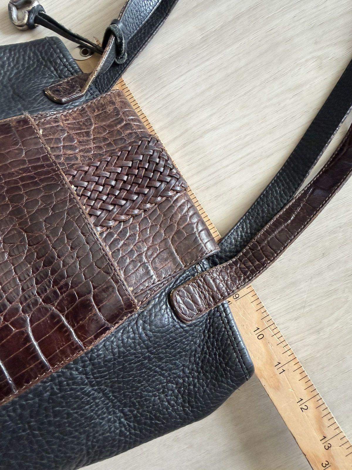 Brighton Vtg Brighton Leather Handbag Purse Crossbody Shoulder Bag Size ONE SIZE - 6 Thumbnail