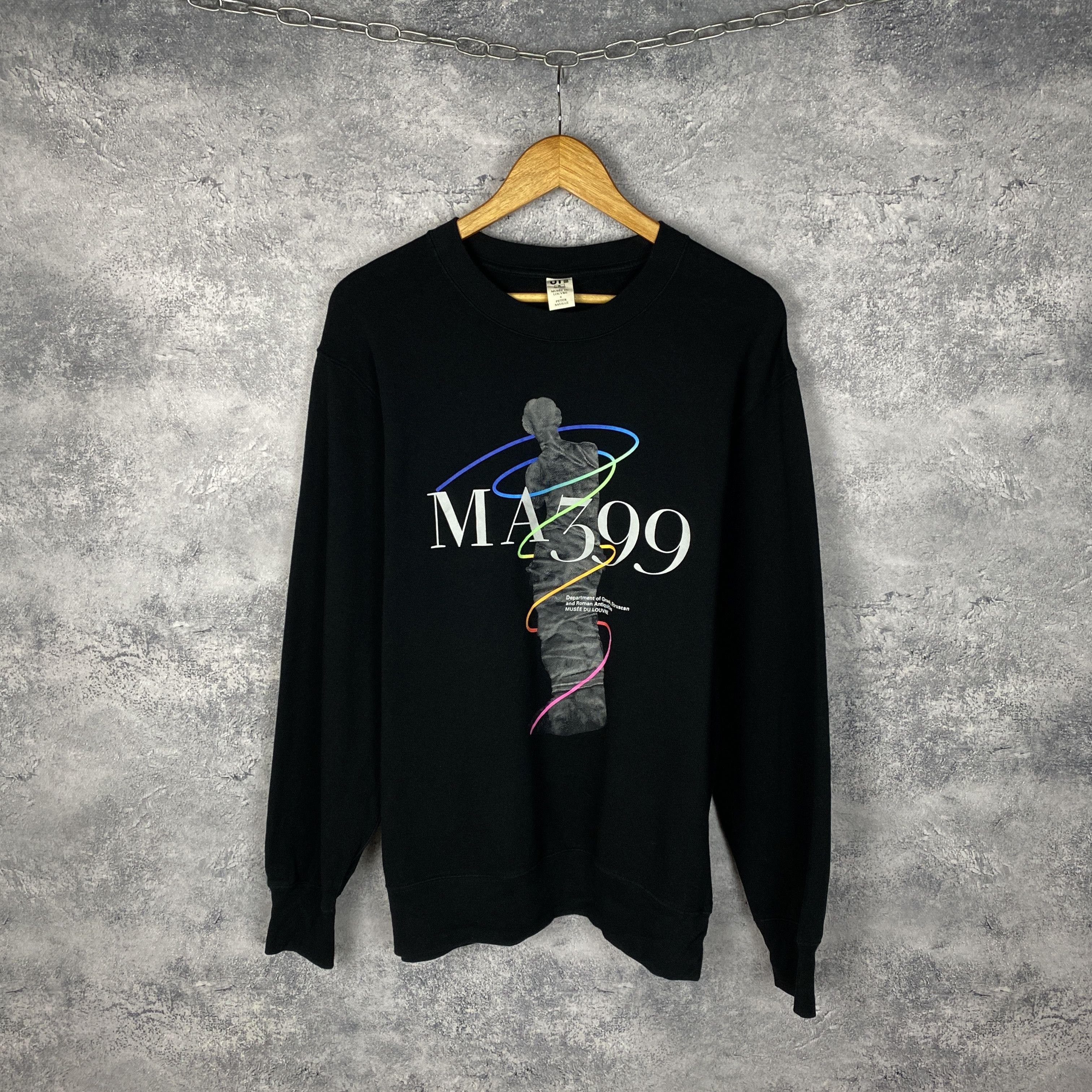 Uniqlo Uniqlo Musee Du Louvre Peter Saville Sweatshirt Size XL Size US XL / EU 56 / 4 - 1 Thumbnail