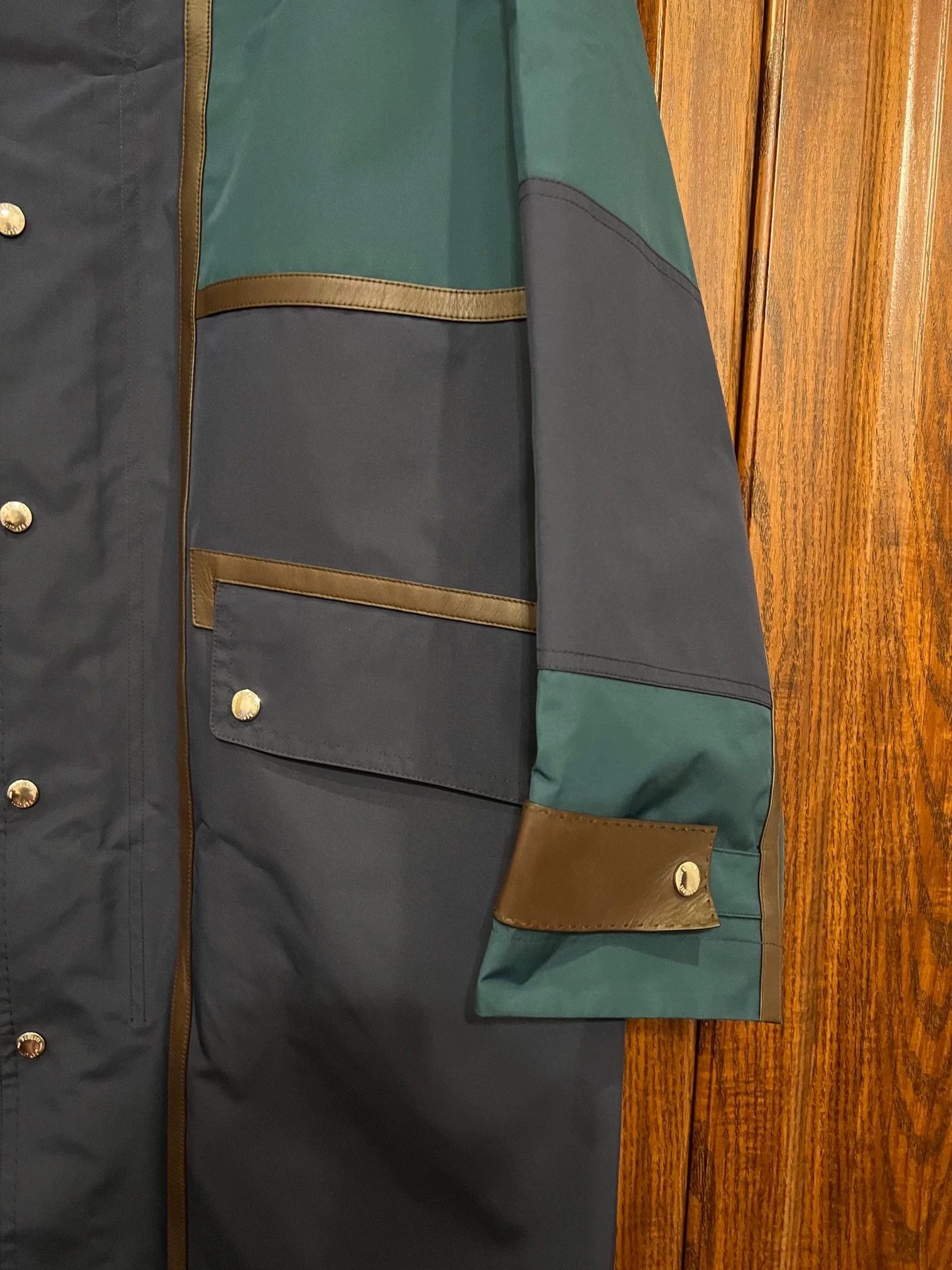 Berluti BERLUTI Leather Trim Nylon Parka 46 Size US S / EU 44-46 / 1 - 4 Thumbnail