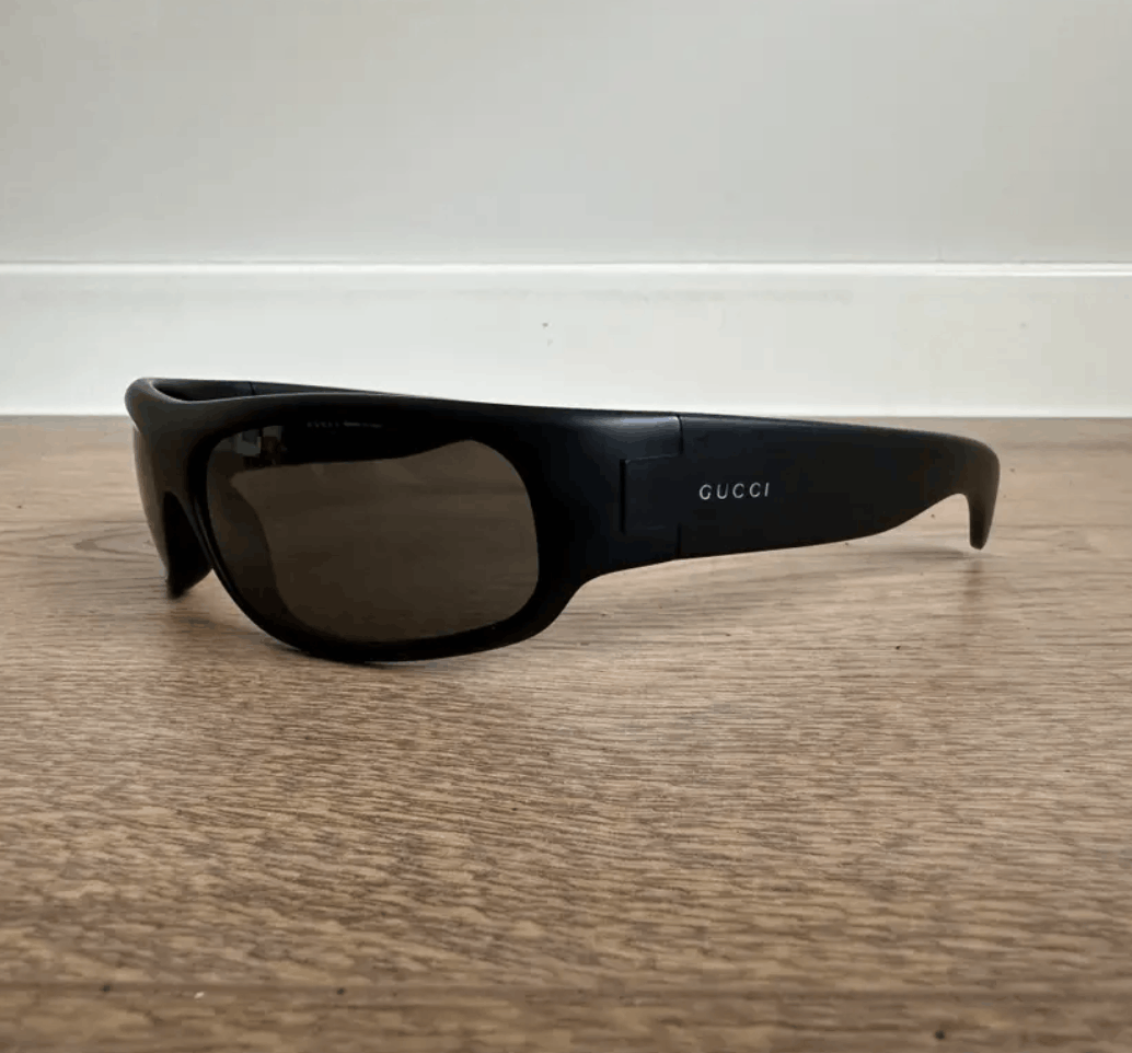 Gucci Gucci Sunglasses Mask Shield Sport Bike Pop Vintage Size ONE SIZE - 1 Thumbnail