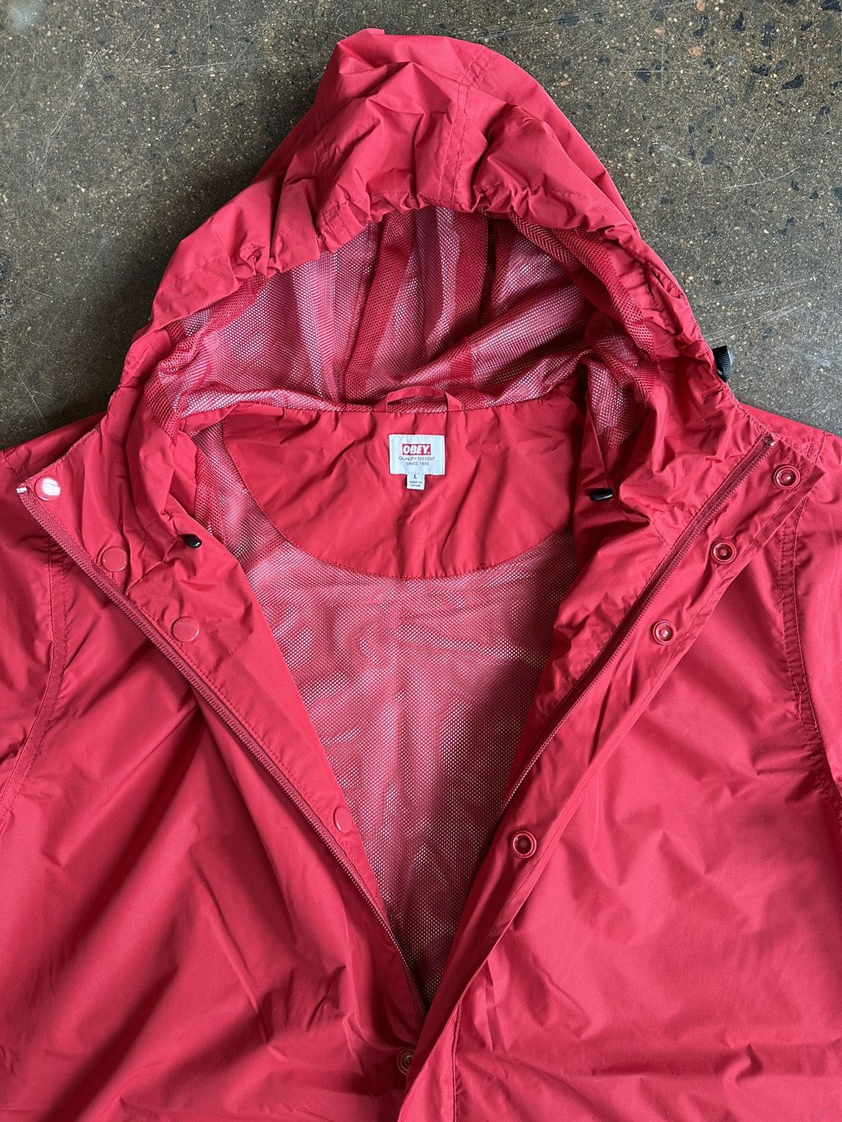Obey Vintage OBEY Sports Jacket Sz L Size US L / EU 52-54 / 3 - 3 Thumbnail