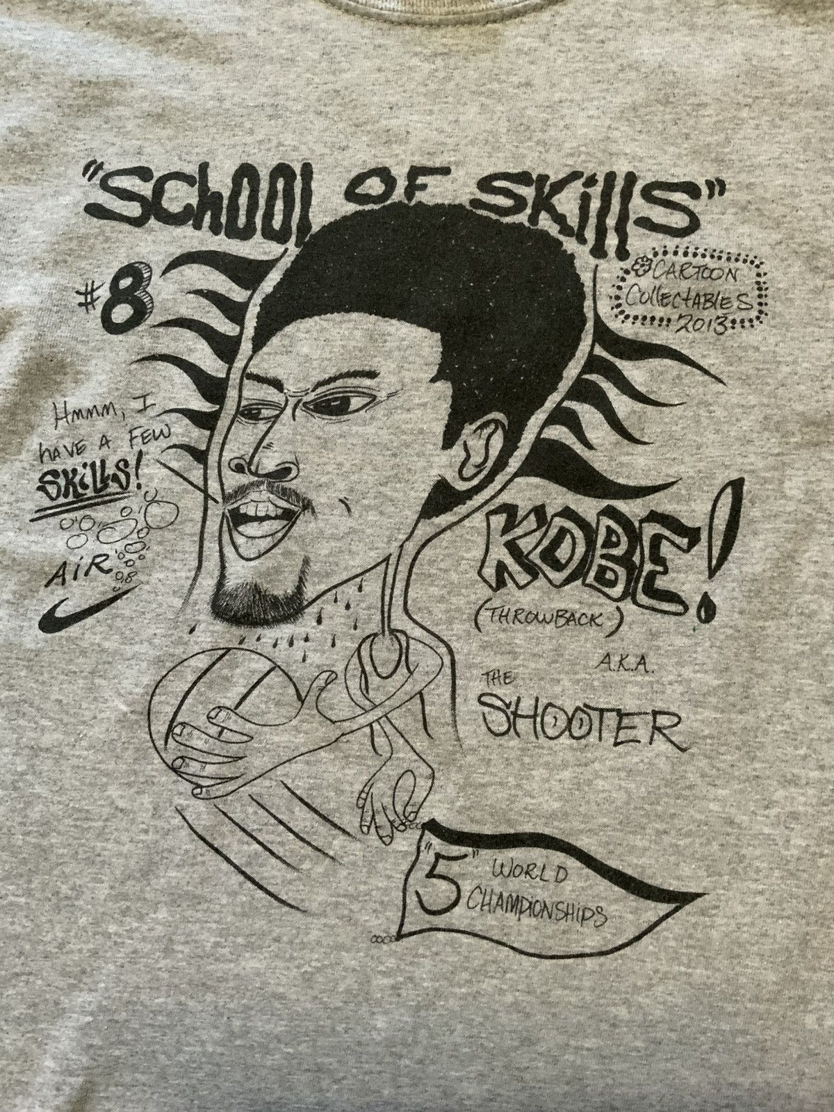 NBA School Of Skills Cartoon Collectables Kobe Bryant T-Shirt Size US S / EU 44-46 / 1 - 5 Thumbnail