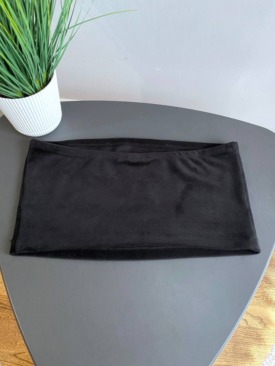 Designer × Juicy Couture Juicy Couture Black Velour Cropped Top Y2K, Size M Size M / US 6-8 / IT 42-44 - 8 Thumbnail