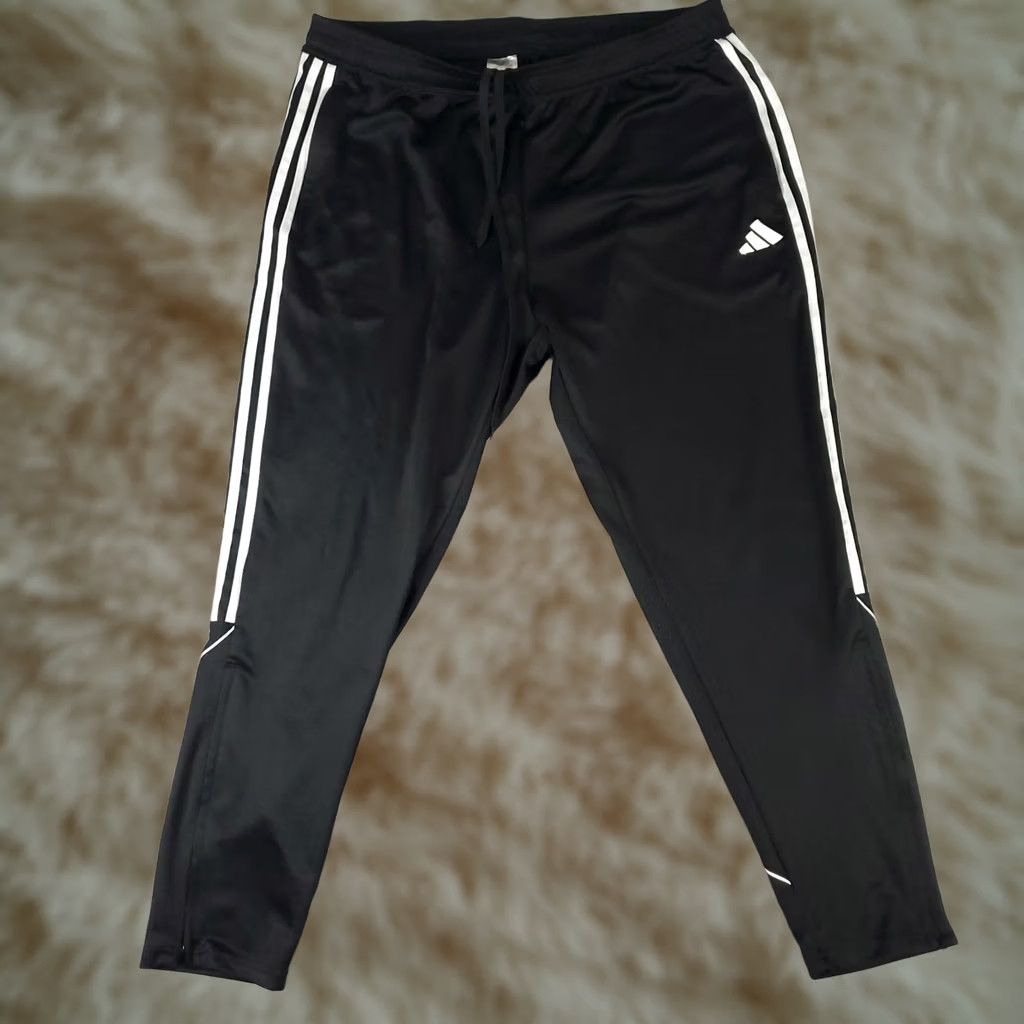 Adidas Adidas Pants Mens 2XL Black Training Joggers Sweatpants Size US 39 - 1 Thumbnail