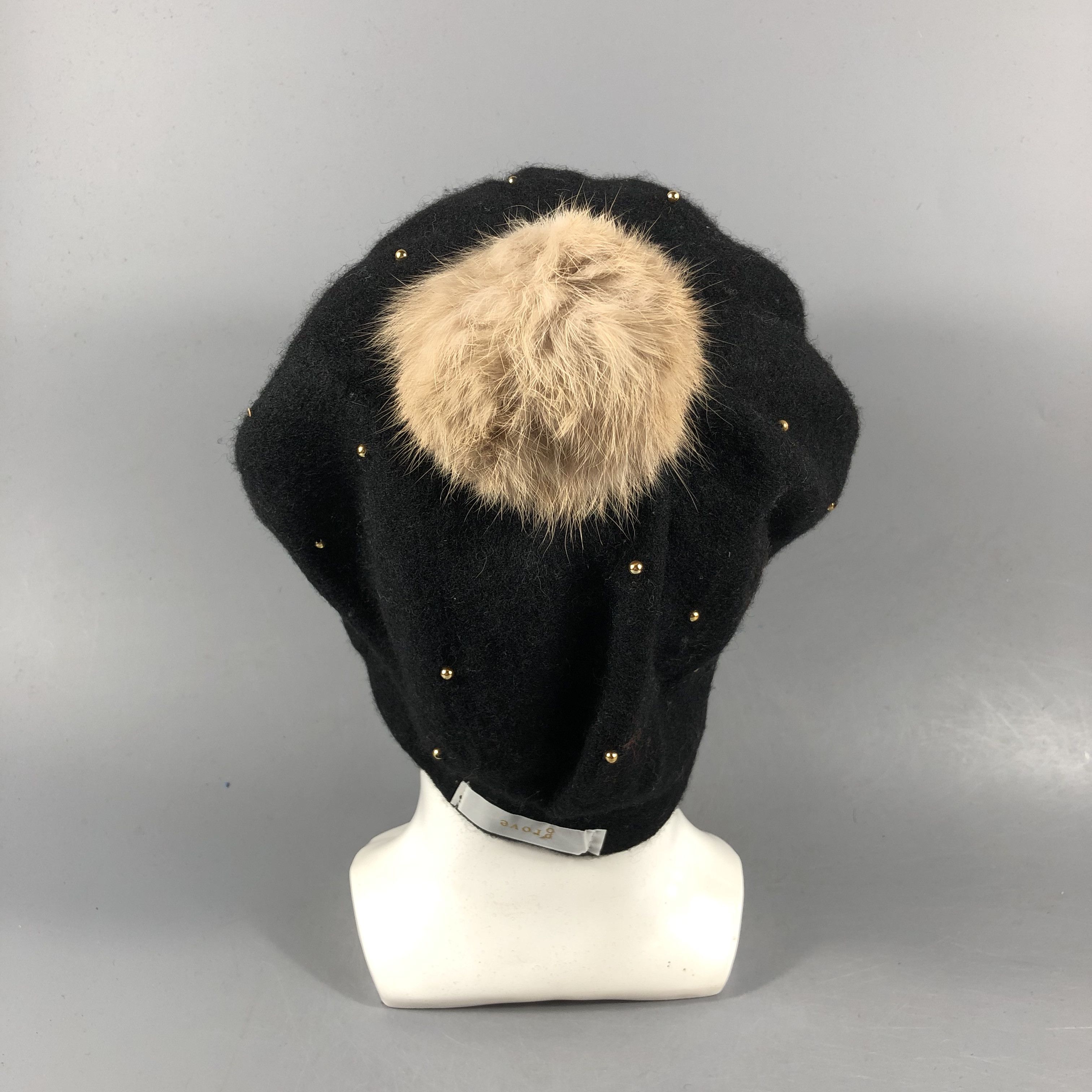 Vintage Grove Bobble Slouchy Beanie Snowcap Snow Hat B984 Size ONE SIZE - 3 Thumbnail
