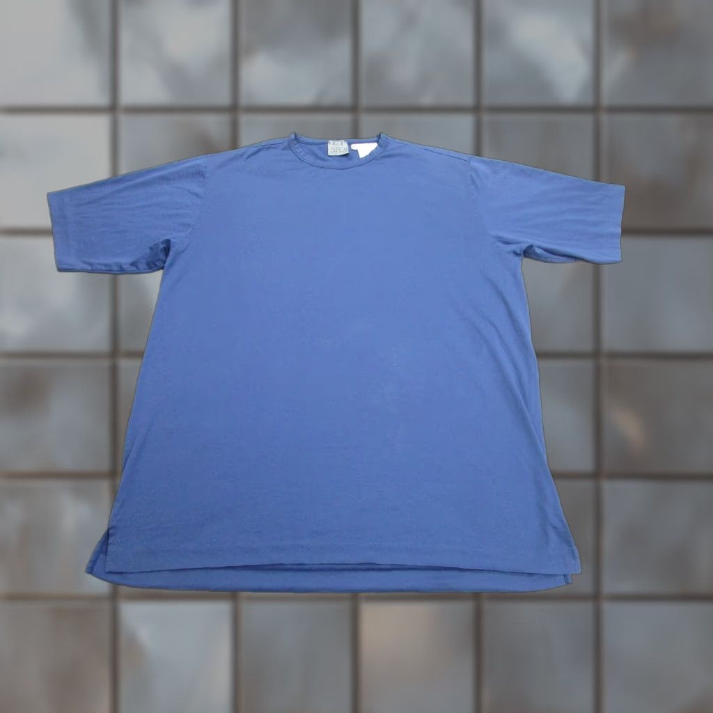 Vintage Zanetti Sport Shirt Mens 2XL Blue Crewneck Cotton Short Sleeve Made In Italy Filodiscozia Size US XXL / EU 58 / 5 - 1 Thumbnail