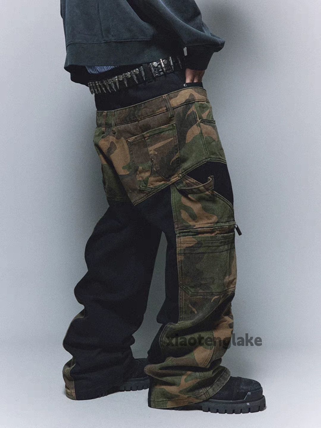 Vintage Utility punk yuppie grunge skate hiphop carpenter pants Size US 34 / EU 50 - 8 Thumbnail