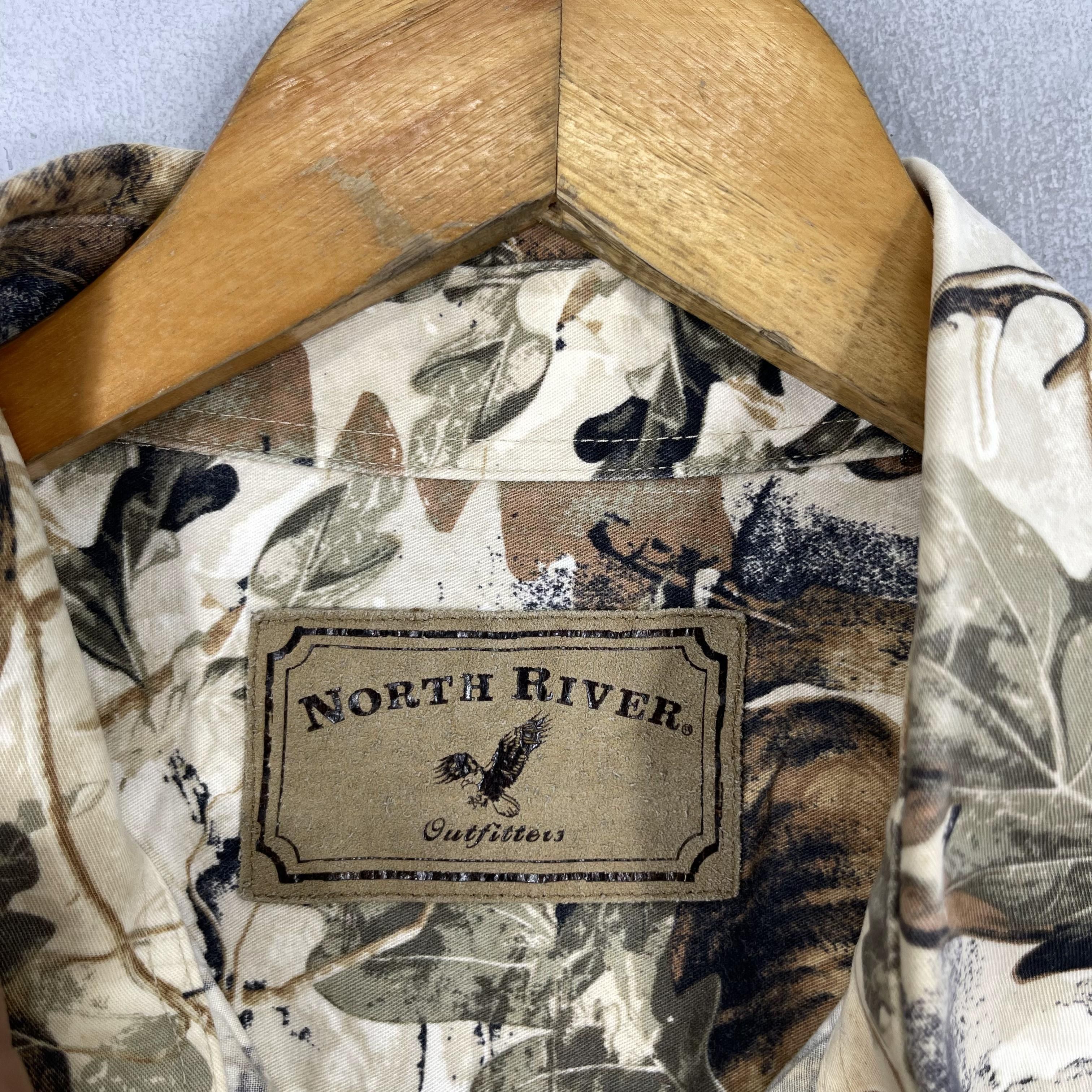 Habitat Vintage 90s Antelope Forest Wildlife Printed Overprint Shirt Size US XL / EU 56 / 4 - 5 Thumbnail