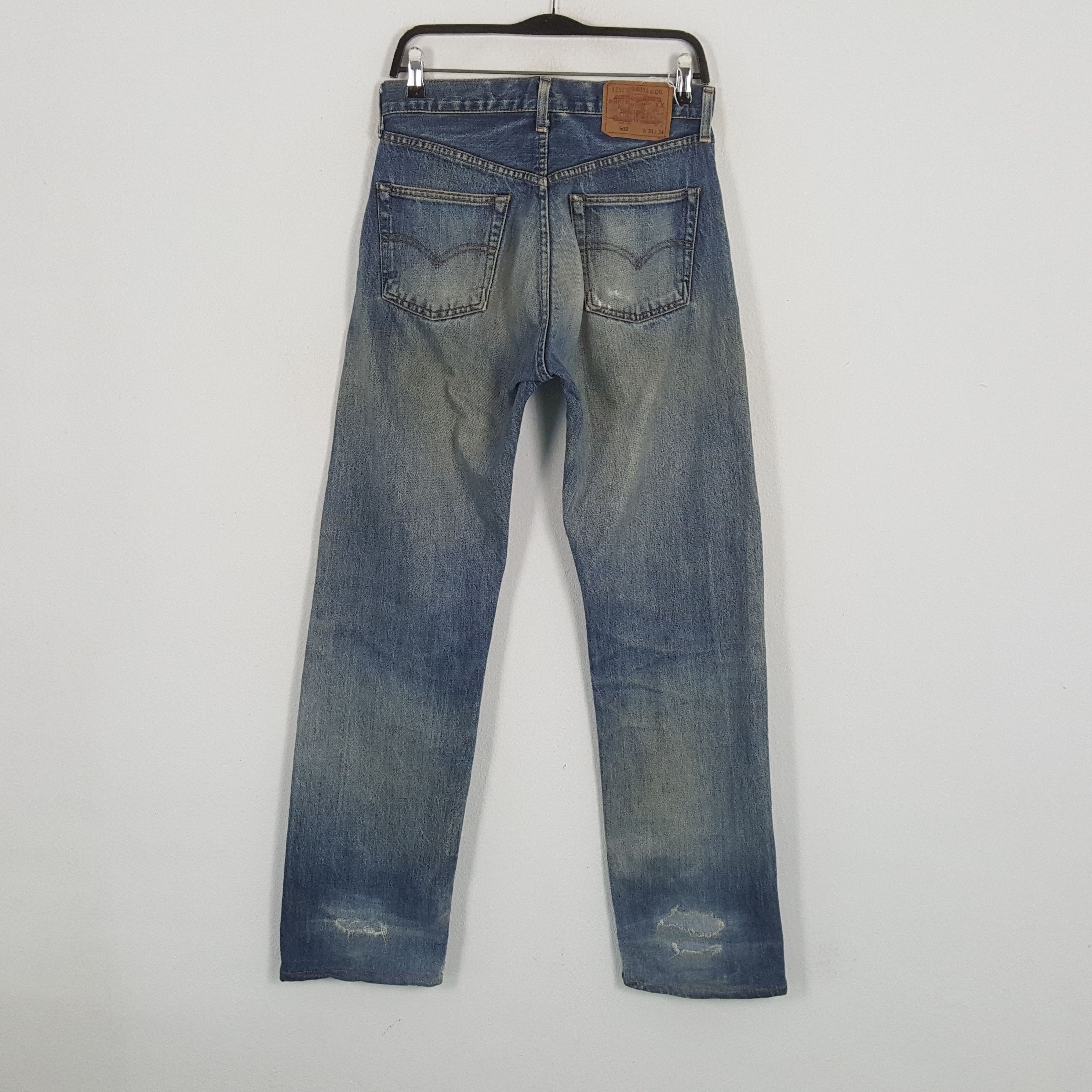 Levi's × Vintage LEVI'S Big E Selvedge Distressed Jeans Streetwear Size US 29 - 4 Thumbnail