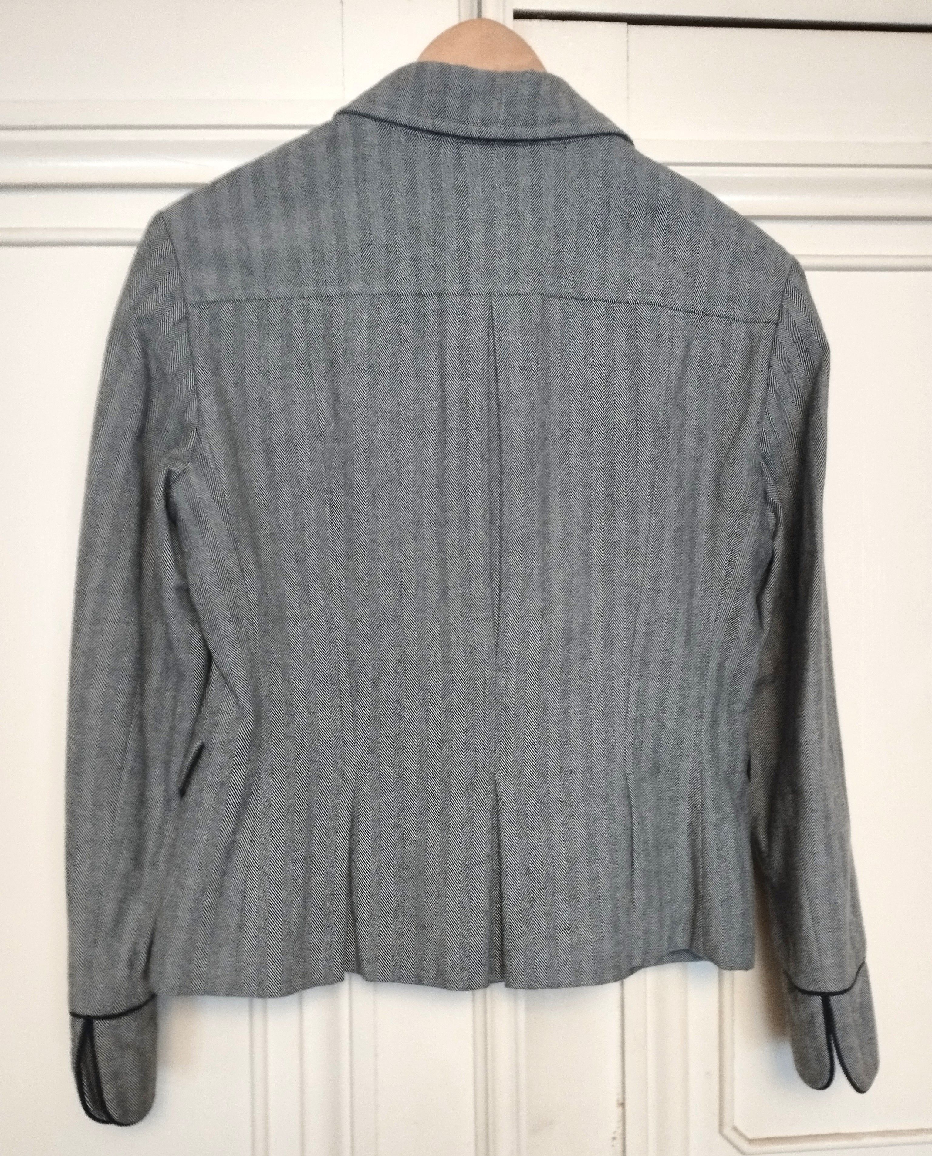 Cerruti 1881 Cerruti Veste Laine Chevrons T L/XL Size L / US 10 / IT 46 - 2 Thumbnail