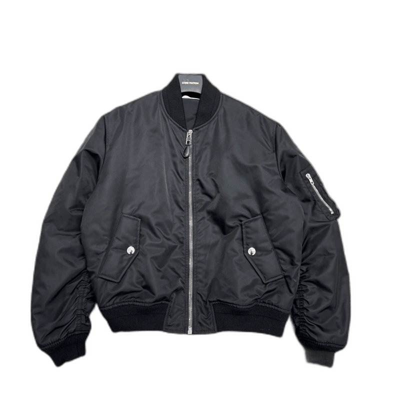Givenchy Givenchy Black Cotton Bomber Jacket-yf Size US XL / EU 56 / 4 - 1 Thumbnail