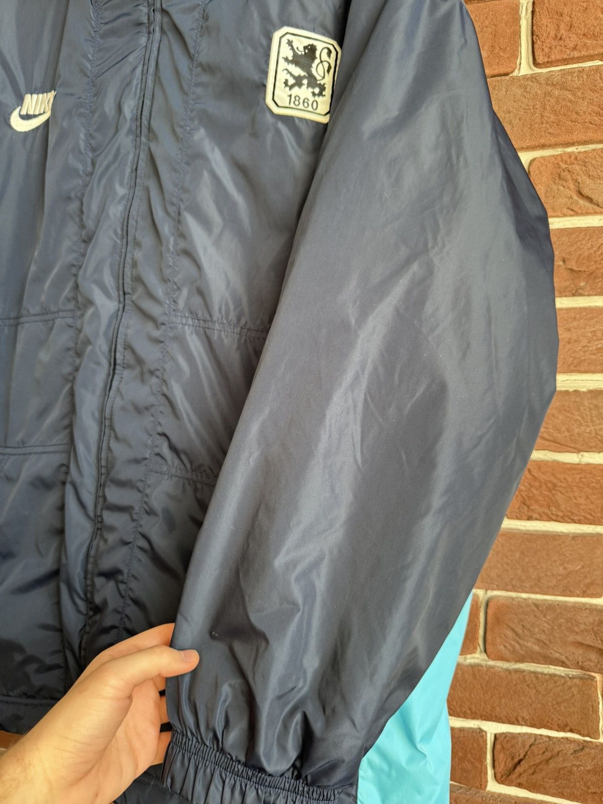 Nike Rare Nike 1860 Munich Vintage Windbreaker Football Jacket L Size US L / EU 52-54 / 3 - 5 Thumbnail