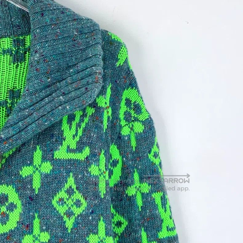 Louis Vuitton Louis Vuitton 22 color-block logo full print wool lapel si Size US XXL / EU 58 / 5 - 3 Thumbnail