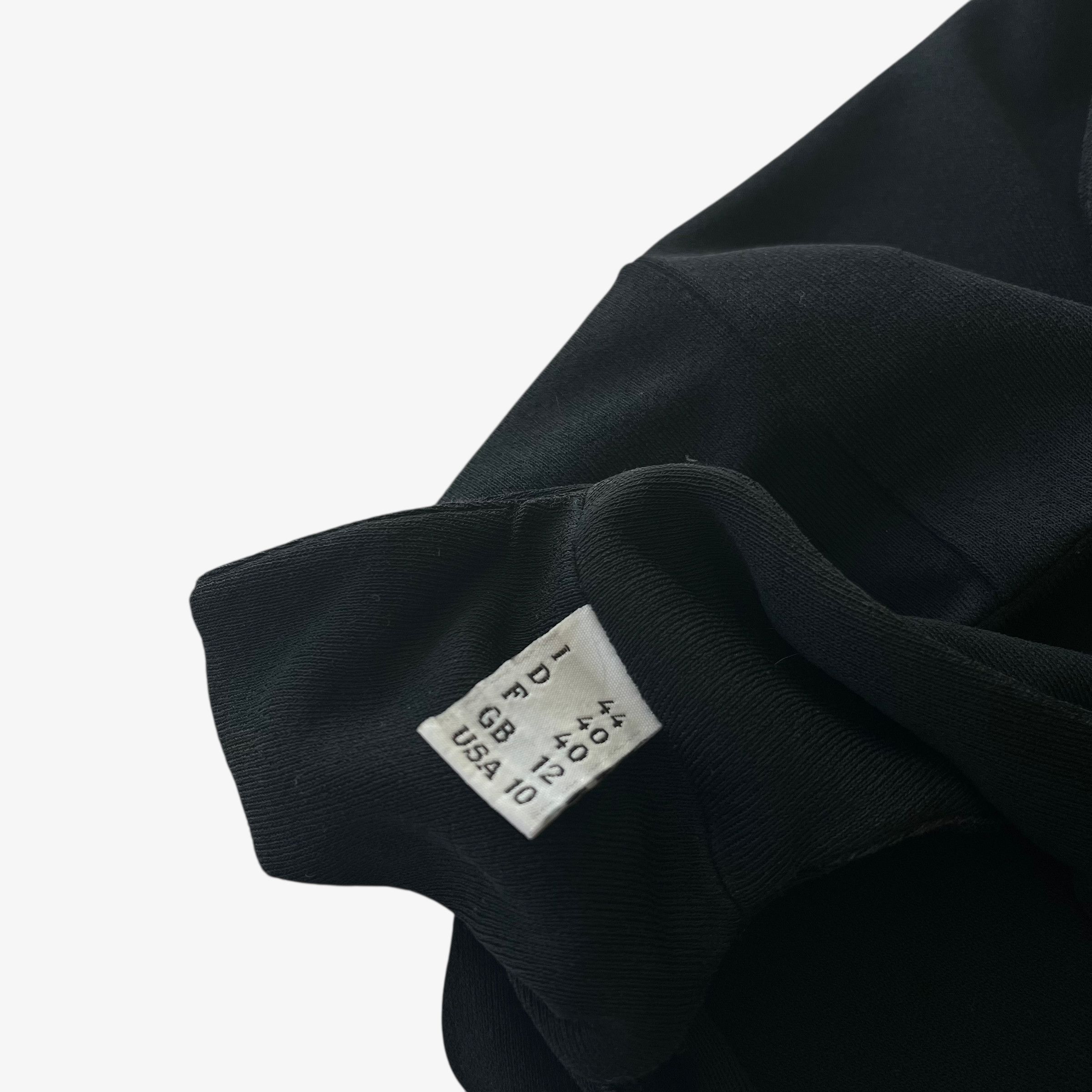 Moschino Vintage 90s Women's Moschino Black Dress With Bow Waist Size S / US 4 / IT 40 - 7 Thumbnail
