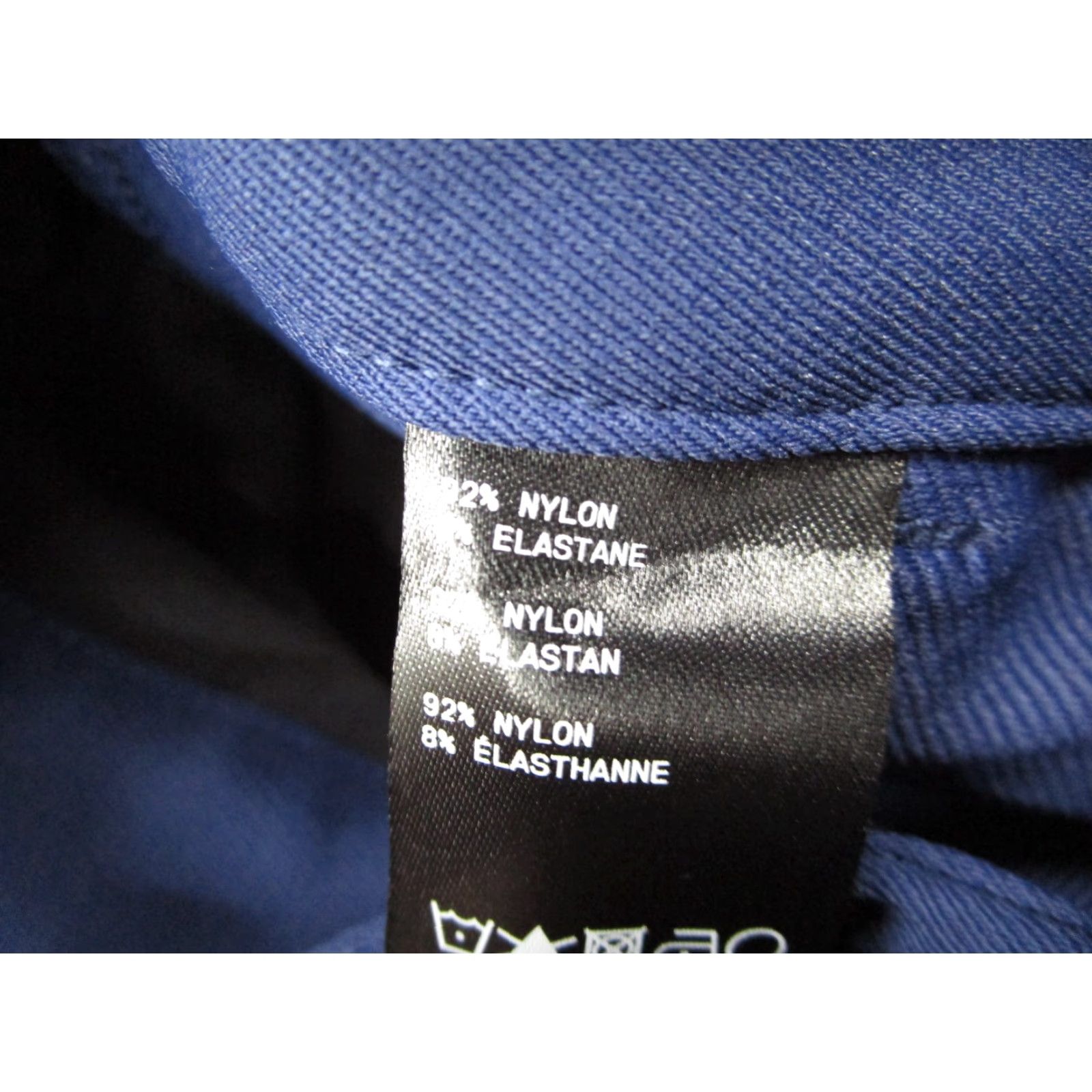 Vintage AWAY Chino Pants Men's 34 Blue Slim Fit Travel Work 34x31 Size US 34 / EU 50 - 5 Thumbnail