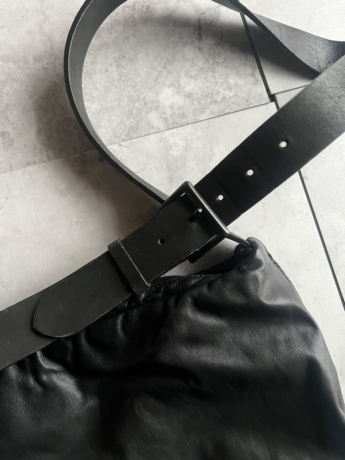 wjk Wjk Leather Belt Buckle Shoulder Bag Size ONE SIZE - 3 Thumbnail