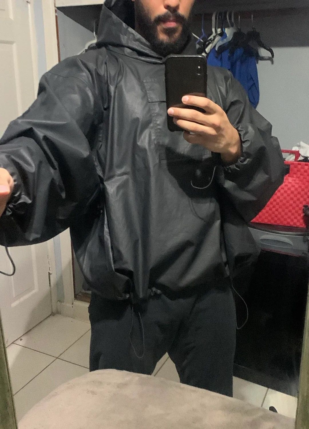 Balenciaga × Gap × Kanye West Waxed anorak fire piece Size US M / EU 48-50 / 2 - 2 Thumbnail