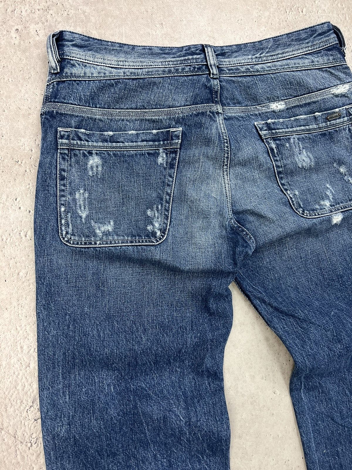 Diesel × If Six Was Nine Vintage Diesel Dirty New Age Distressed Denim Size US 33 - 18 Thumbnail