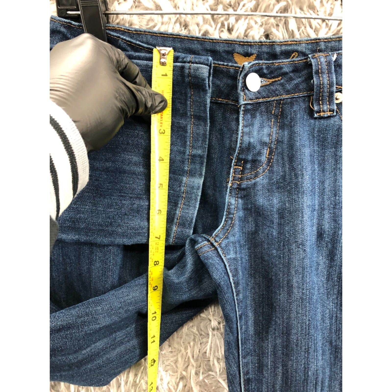 Vintage Wet-seal Jeans Juniors Womens Size 1 Long Medium Wash Blue Size 25" / US 0 / IT 36 - 4 Thumbnail