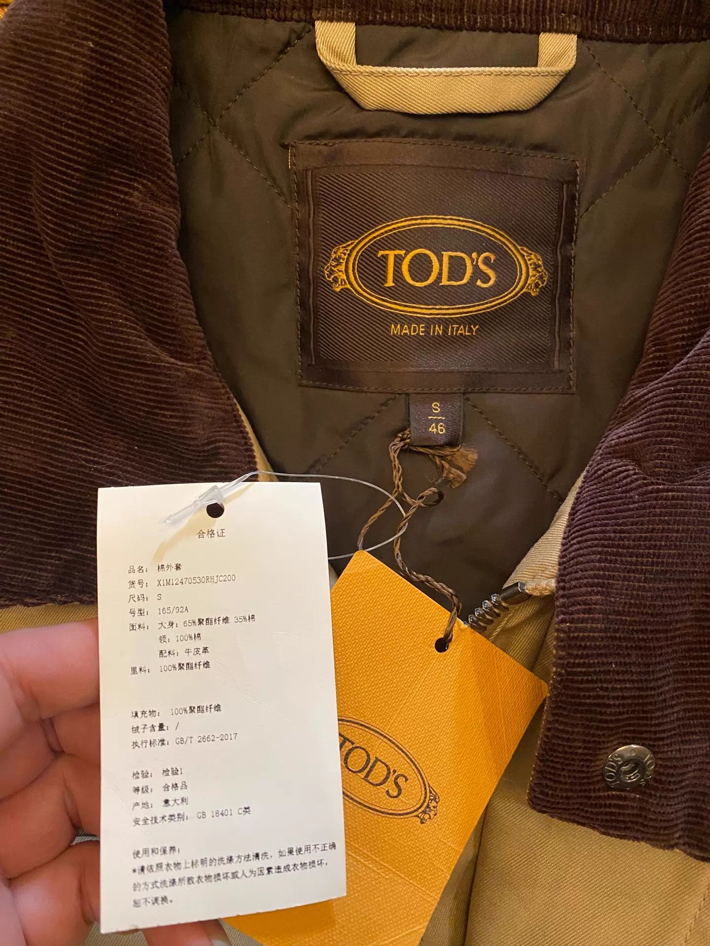 Tod's Tods Made in Italy Padded Oversized S Jacket Size US S / EU 44-46 / 1 - 6 Thumbnail