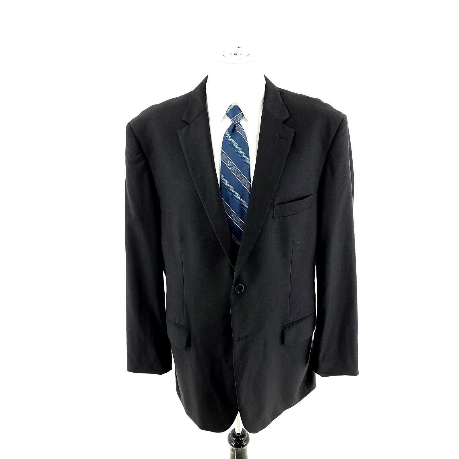 Pronto Uomo Pronto Uomo Signature Super 120s Wool 2 Button Blazer Suit J Size 46R - 3 Thumbnail