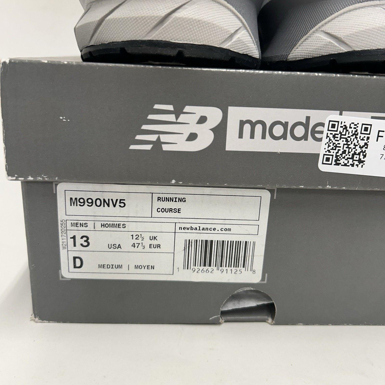 New Balance New Balance 990v5 Sneakers “Navy/Silver” M990NV5 Size US 13 / EU 46 - 5 Thumbnail