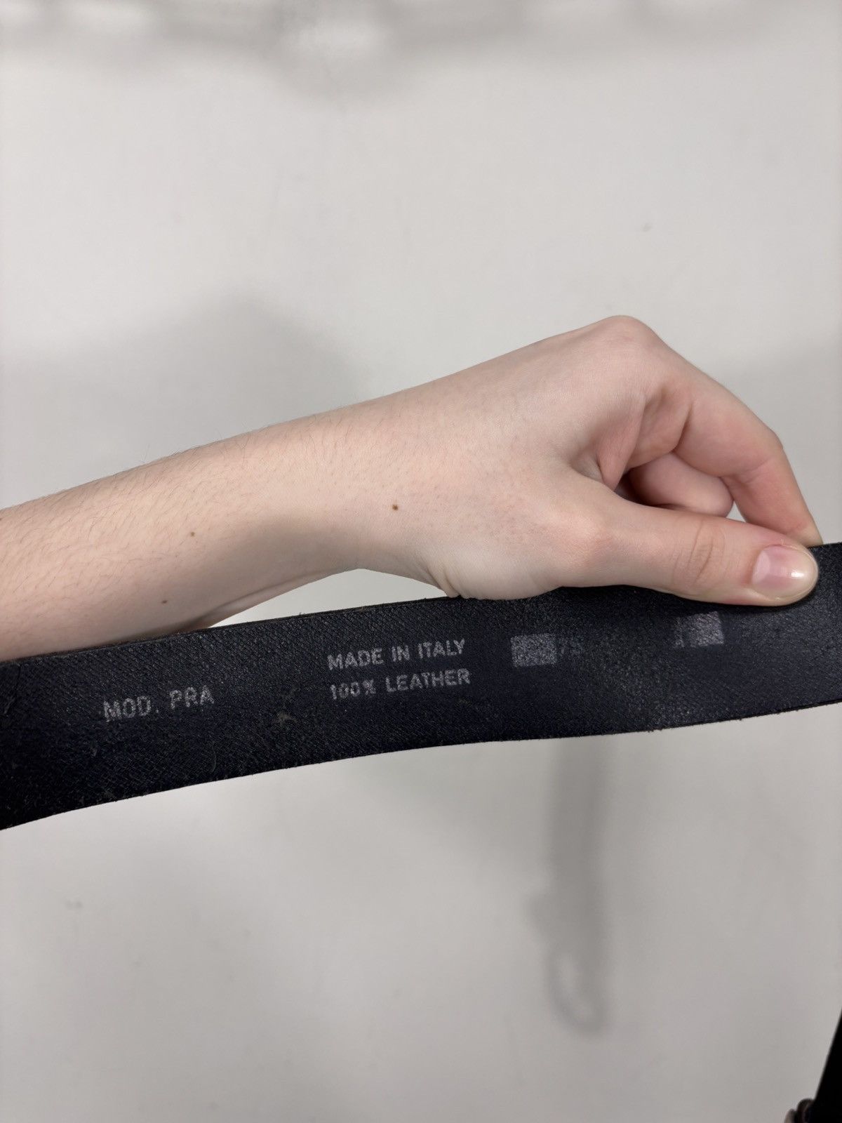 Diesel Vintage Diesel Spare Parts Y2K Black Leather Belt Size ONE SIZE - 8 Thumbnail