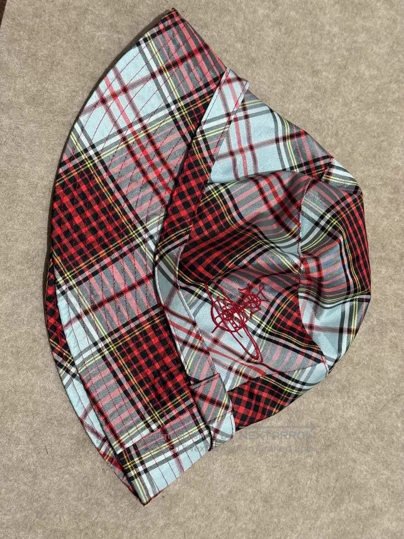 Vivienne Westwood Vivienne Westwood Vintage Red and Blue Plaid Fisherman's H Size ONE SIZE - 4 Thumbnail