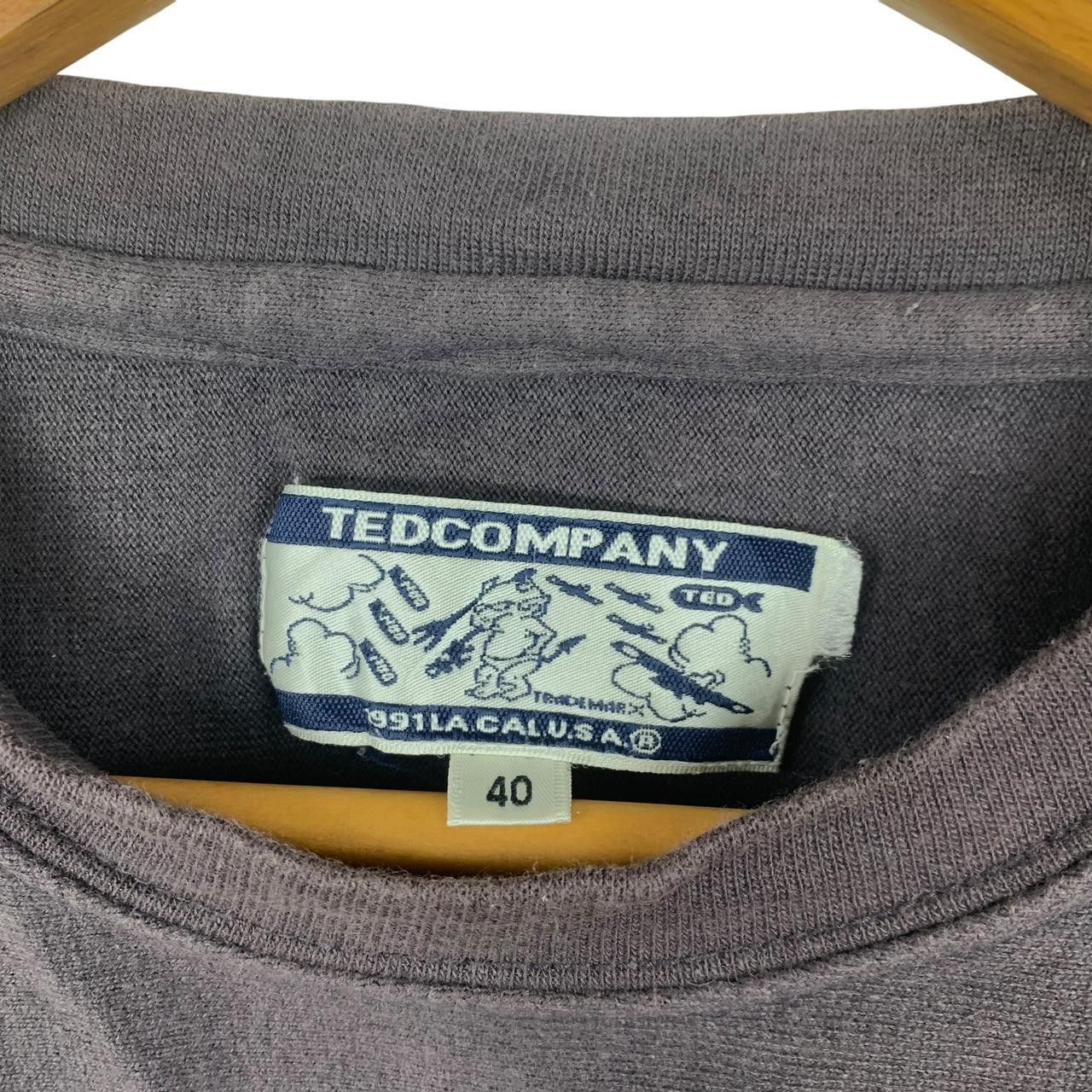 Vintage Vintage TED COMPANY TEDMAN Motorcycle Plain Tee Size US M / EU 48-50 / 2 - 3 Thumbnail