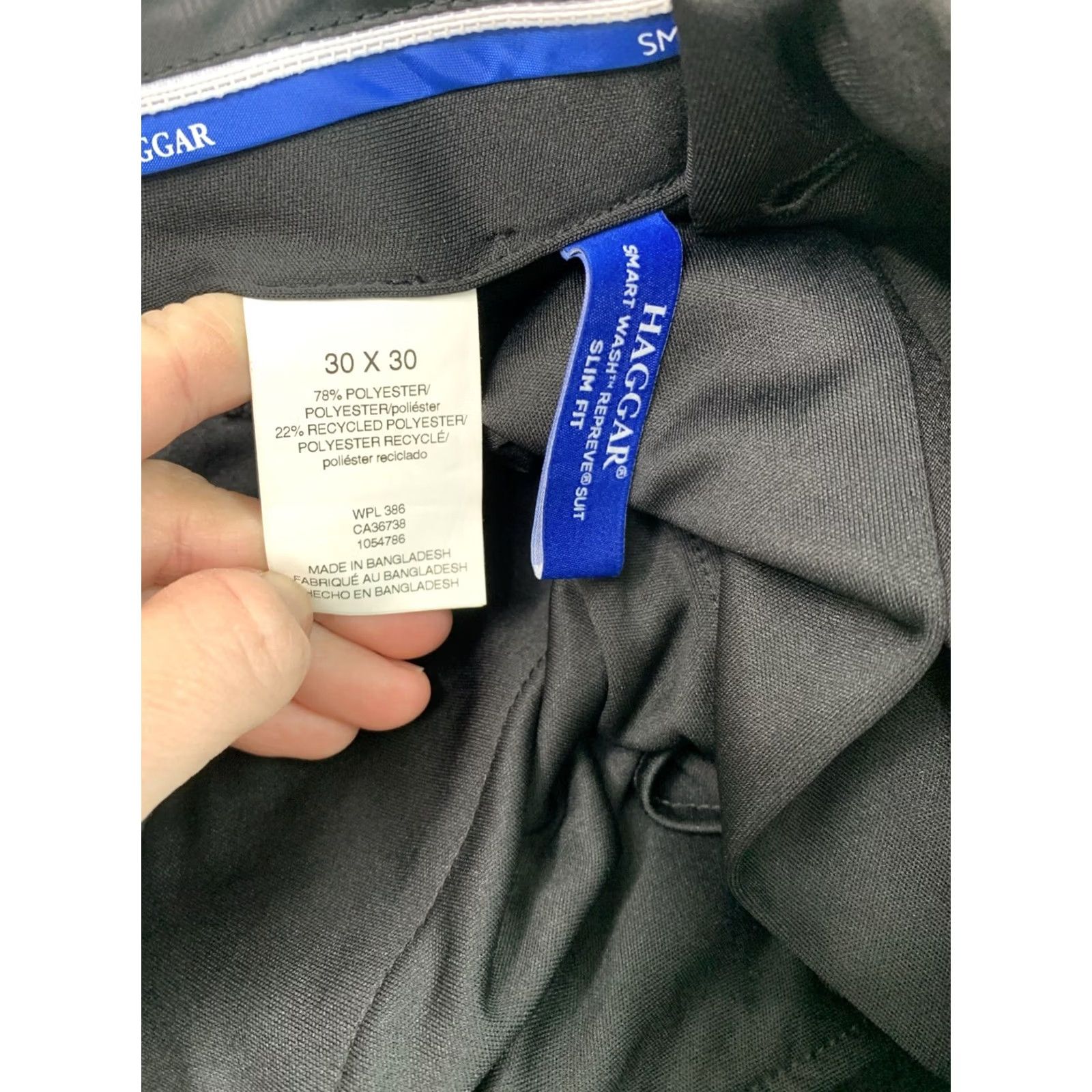 Haggar Haggar Slim Fit Stretch Straight Leg Dress Pant Mens 30x30 NWOT-12862 Size US 30 / EU 46 - 7 Thumbnail