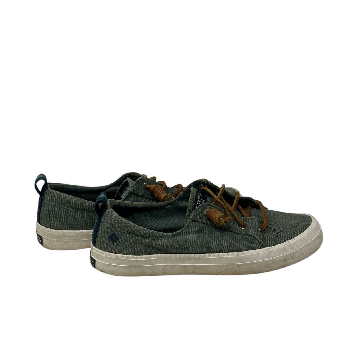 Sperry SPERRY green canvas Crest Vibe DUCK MONTAN Sneaker Size 6 Size US 6 / IT 36 - 8 Thumbnail