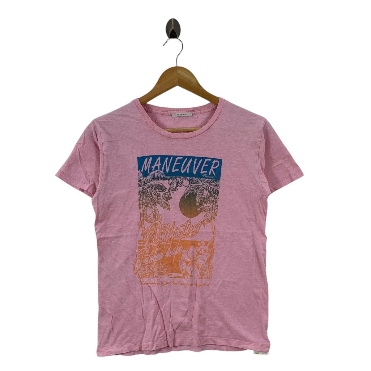 Other FREDYMAC JAPAN DALUC Hawaii Pink Coconut Tee Shirt Top Beach Size S / US 4 / IT 40 - 3 Thumbnail