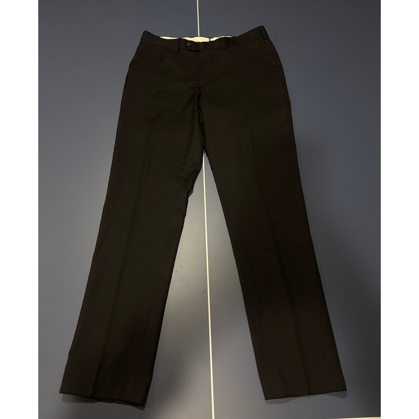 Suitsupply SuitSupply Brescia WOOL - Black Dress Pants (32) Size US 32 / EU 48 - 1 Thumbnail