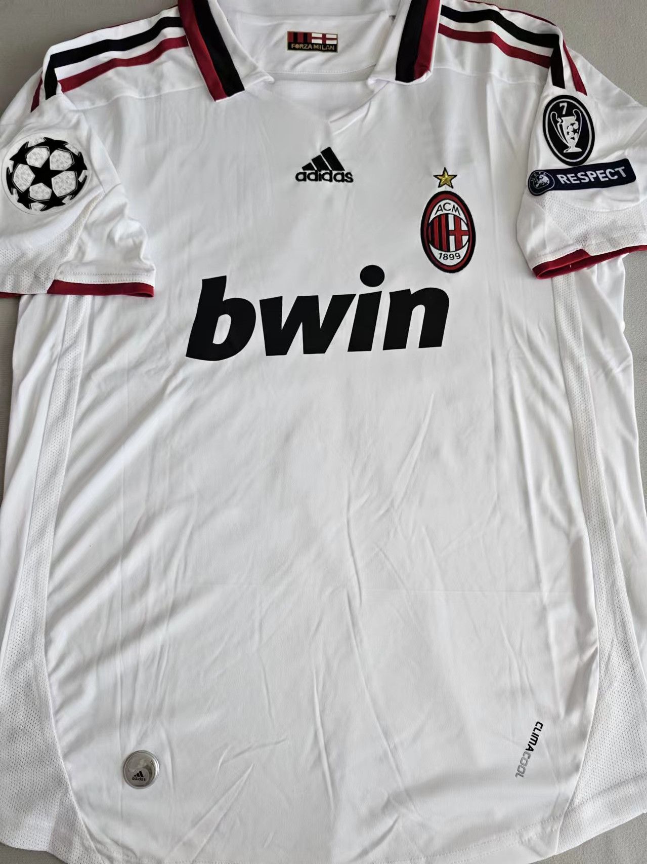 Other 80 Ronaldinho Jersey Away AC Milan 2008 Size US XL / EU 56 / 4 - 2 Thumbnail