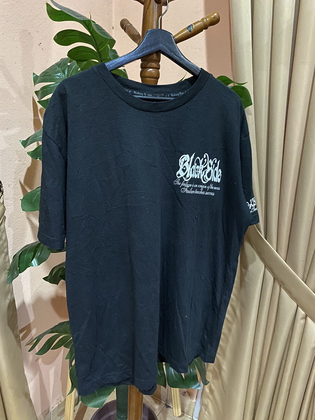Japanese Brand BlackSide Oversized Graphic Tee TimeStep Gothic Streetwear Size US XXL / EU 58 / 5 - 6 Thumbnail