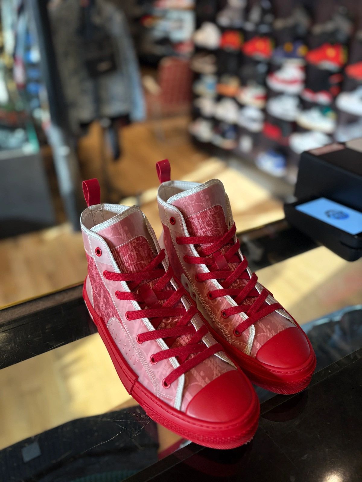 Dior Dior B23 High Red Clean NB Size 41 Size US 8 / EU 41 - 2 Thumbnail